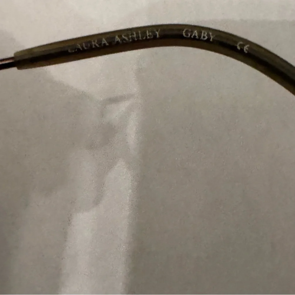 Laura Ashley Gaby Rimless Eyeglass Frames Brown Wire CE‎ Prescription Ready